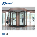 induction rotation automatic Four-wing revolving door for hotel